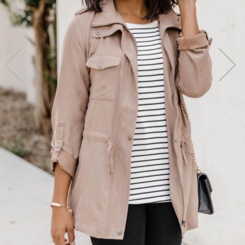 Cargo Beige Jacket - Large